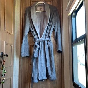 Grey UGG Robe With Pockets.